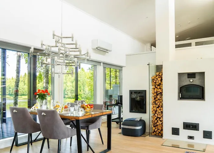 Exclusive Wikkelae With Sauna & Jacuzzi 别墅