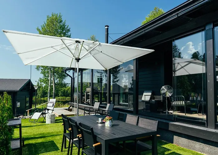 Exclusive Wikkelae With Sauna & Jacuzzi 别墅 拉努阿