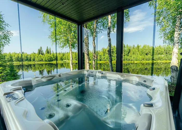 Exclusive Wikkelae With Sauna & Jacuzzi 别墅